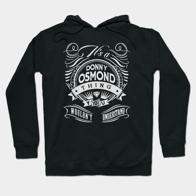 Donny Osmond Hoodie by Lula Pencil Art